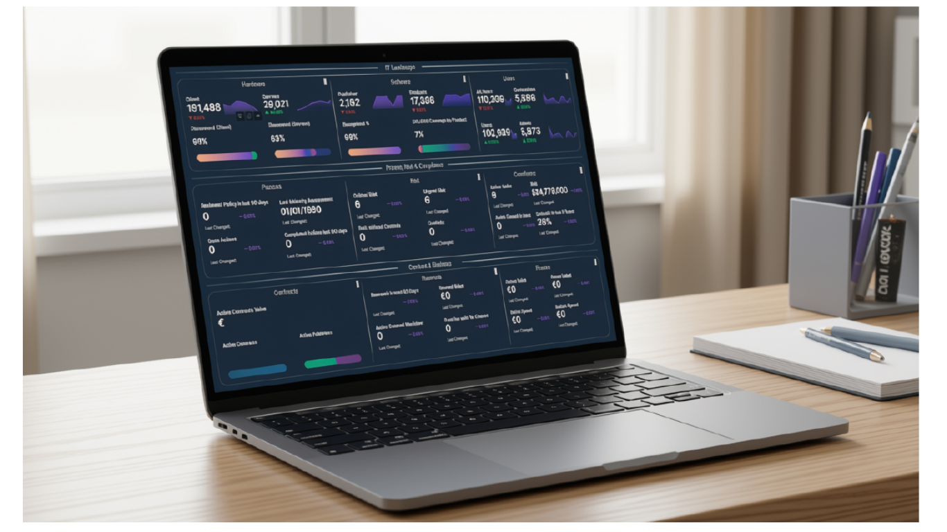 Data collection framework images on a laptop screen